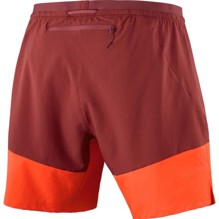 Red Salomon Cross 7'' No Liner Men's Shorts | IE YJ2596